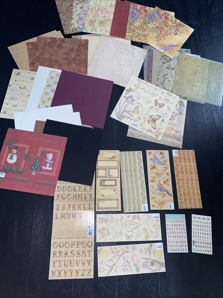 Scrapbooking 43 Piece Lot Pages Stickers K&Company New