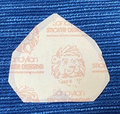 Vintage Sandylion Heart Foil Sticker Mod Balloons Clown 988A