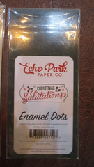 Echo Park Enamel Dots Stickers Lot X4