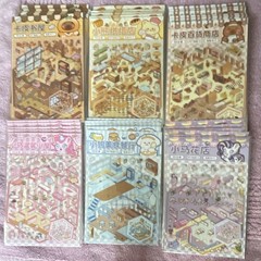 38 sheets DIY 3D sticker scenes miniature room scenes stress relief therapy kids