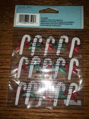 Jolees Candy Cane Mini Repeats Green Red Bows Christmas X-Mas 3D Holiday Sticker