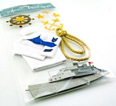 Jolee’s Boutique Sticker Collage Le Grande Edition Navy Set Blue EK Success