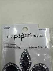 The Paper Studio Fleur De Lis Adhesive Gems 1 Piece