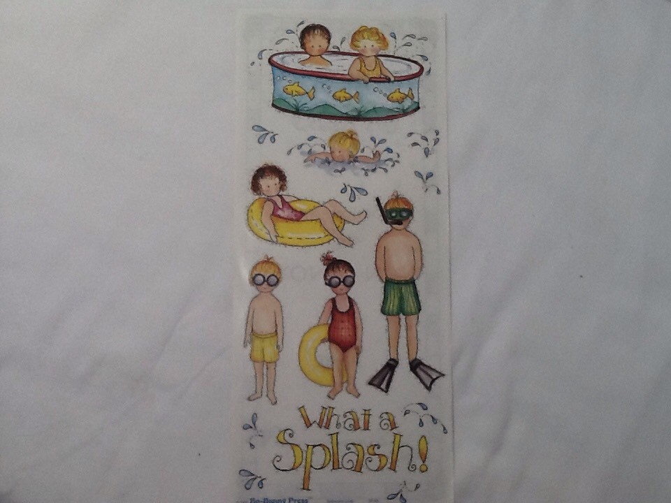 Swimming pool SCRAPBOOKING Stickers By Bo-Bunny Press