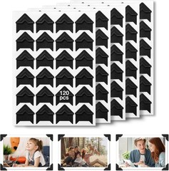 CHIALLCO Acid Free Photo Corners Self-Adhesive, 120 Pcs Premium Photo Corners