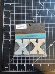 Hobby Lobby Woodpile 1.75” Wood Letters (4 Pieces Of Letter X) Still Sealed New