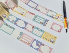Miffy Perforated Sticky Note Roll Writable Memo Tape Planner Journal Deco Korea