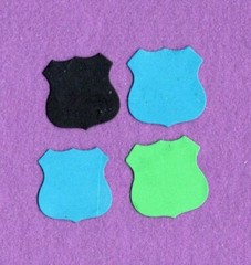 ROAD SIGN # 2 die cuts scrapbook cards