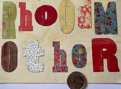 MOTHER MONOGRAM Card Stock Die-Cuts(56pc)daisyd’s•Letter •Word•Card Making•Scrap