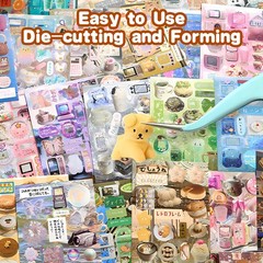800PCS+ Japanese Sticker Book for Kids Adults Aesthetic Waterproof Multicolor