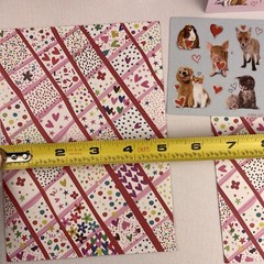 PAPYRUS Valentine’s Day treat bags 5″ x 7” WITH STICKERS & SEALS ( 6 Count)
