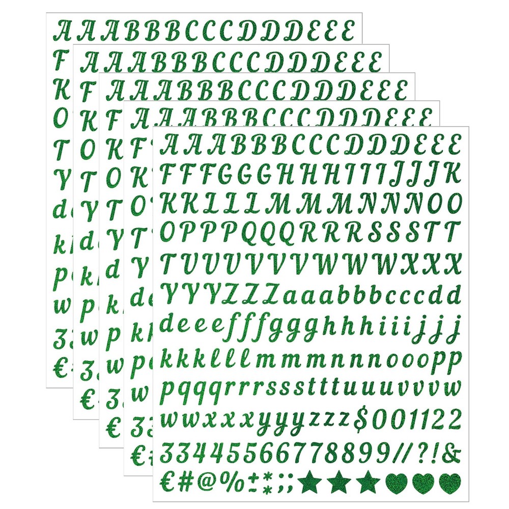Letter Stickers Self Adhesive Alphabet Number Sticker for DIY Crafts, Scrapbooks