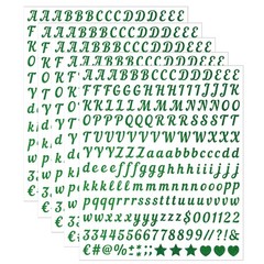 Letter Stickers Self Adhesive Alphabet Number Sticker for DIY Crafts, Scrapbooks