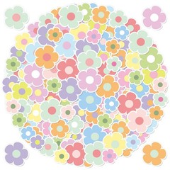 630 Pcs Mini Daisy Stickers Bulk Small Flower Stickers Pastel Flower Decal De…