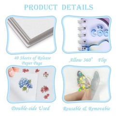 Reusable Sticker Collecting Book with Puffy Cover, A5 Size with 40 Sheets Star