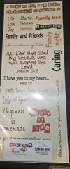 Heart Reflections stickers scrapbook cards crafts Family Bible verses