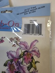 3x Rub On Transfer Flowers Orchids Acid Free 2002 Small Tulip Brand1 Sheet 7×10
