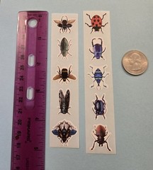 20 ASSORTED BUG STICKERS/ INSECT STICKERS/REWARD STICKERS/KID STICKERS