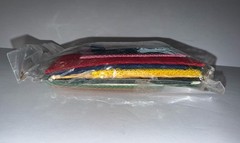 Vintage Scrapbook Corrugated Scrap Pack RARE Many colors USA Recycled