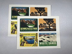 Cavallini & Co. National Parks Vintage Sticker Set, Assorted