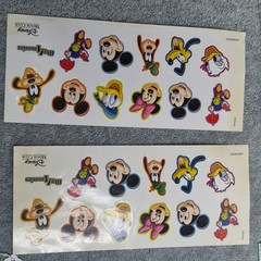 disney micky & minnie mouse and all their freinds sticker sheets 7 sheets