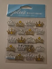 Jolee’s Boutique CROWN 👑 REPEATS Scrapbooking Stickers