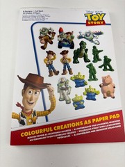 Disney Pixar Toy Story A5 Colourful Creations Paper Pad 8 Designs 32 Sheets