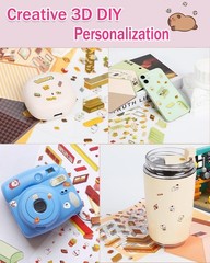 20 Sets DIY 3D Sticker Scene, Sticker Therapy Scenes Collection Book for Adults