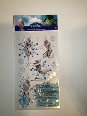 New Disney Frozen Olaf Scrapbooking Crafting Stickers Lot Of 2