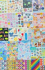 5000+ Sticker Lot GIRLY STUFF All Themes JoJo HALLMARK Kid Squad Girls Boys
