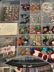 HUGE Bulk Scrapbooking Embellishments, Letters and Stickers Lot 100+ Items