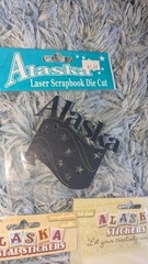 Alaska scrapbook Stickers Die Cuts 3D, Crystal, Decals Scrapbooking Lot