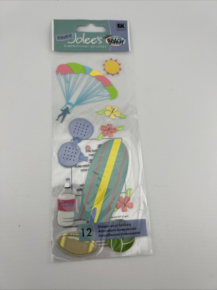 Jolee’s Botique dimensional stickers Beach Games