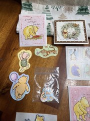 Large Lot Of Classic Winnie The Pooh Stickers And Cards Vintage Hallmark Disney