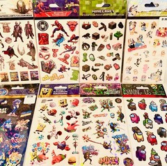Stickers Video Gaming Movie TV Cartoon Character 20 | New Quality Packs