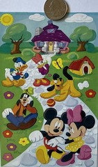 MICKEY & FRIENDS Stickers (22pc)Disney•Minnie•Goofy•Donald Duck•Sun•Card Making•