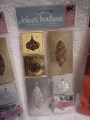 lot of 3 packs Ek Success Jolee’s Boutique scrapbook stickers Metallic Ornament