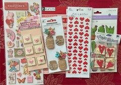 RARE VALENTINE LOVE LOT – JOLEE’S PEBBLES INC STICKO & PAPER STUDIO & MORE