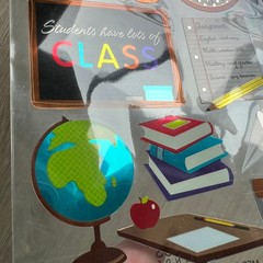 Classroom Needs Sticker Sheet Sticko Scrapbooking Journaling School