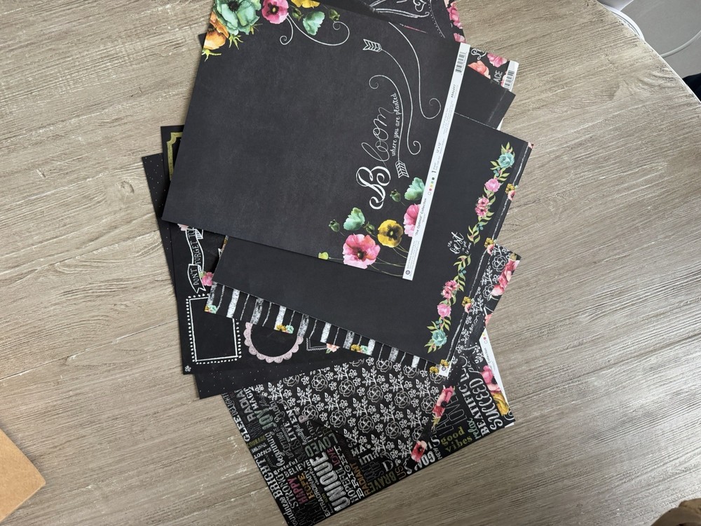 NEW – Prima Marketing Optimist Collection Scrapbook Paper & Embellishments