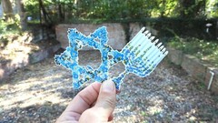 Pack of 2 – 3″ Jewish Star of David & Menorah Stickers VINYL STICKERS 3 inches