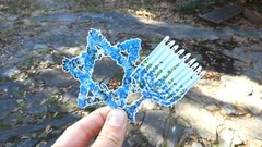 Pack of 2 – 3″ Jewish Star of David & Menorah Stickers VINYL STICKERS 3 inches