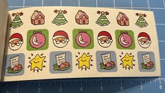 Paper Magic Company Christmas Stickers Santa Angel Cookies Snowman 101 Of 168
