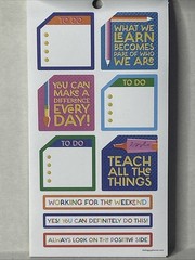 Happy Planner 518 Sticker book 30 Sheets School Abstract Teacher Classroom