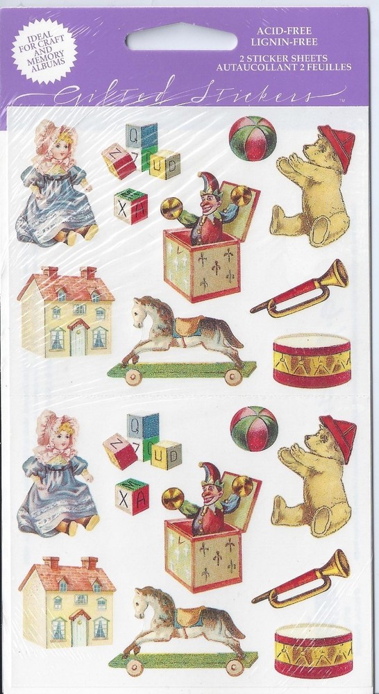 Vintage Toys Michel Studio Gifted Stickers