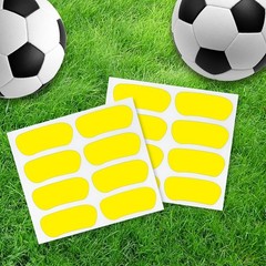 100 Pairs Eye Black Stickers with 2 Pencils for Baseball Football Yellow