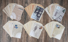 150 Sheets of Scrapbook Paper, Vintage Journaling Supplies Craft Kits for Bullet