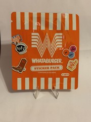 2026 Whataburger Kids Meal Sticker Pack 1 of 5 Collectible Sealed Set of 8 New