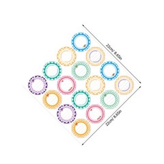20 Sheets Circle Labels Writable Waterproof All-purpose Crafting Sticky