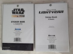 Lot of 1800 Stickers Star Wars, Disney Pixar Lightyear Includes Puffy